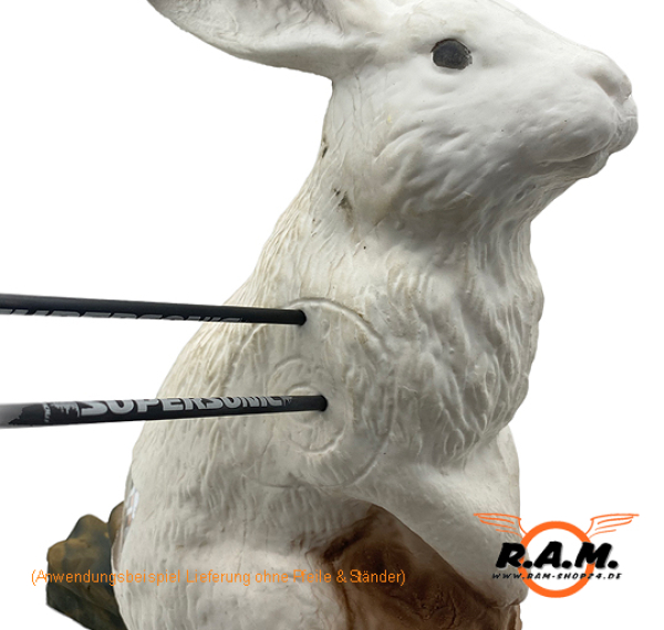 3D Ziel Hase von ELEVEN TARGETS für Bogen / Armbrust / Compound