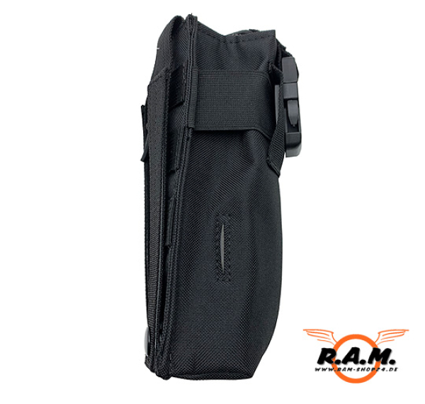 "MOLLE" Funkgerätetasche / Flaschentasche in Schwarz