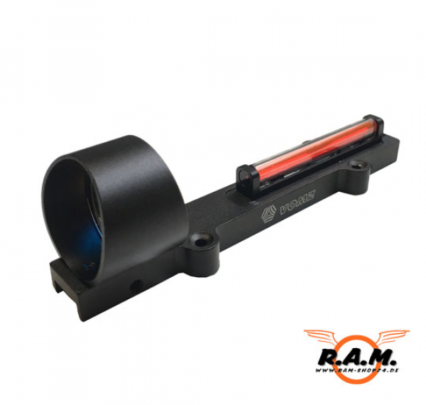 Red Dot Fiber Sight für Shotgun Rippe 5,5-10mm