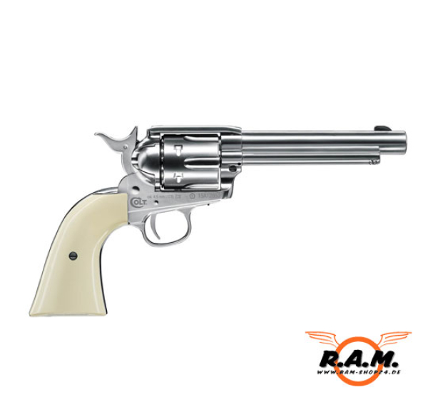 Revolver COLT SAA .45 Peacemaker cal 4.5mm Diabolo - Nickel Finish