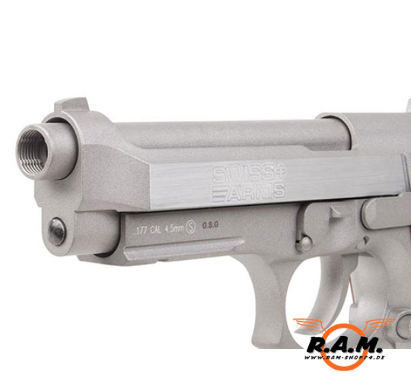 Swiss Arms SA92 Fullmetal cal. 4.5mm BB (.177), silber