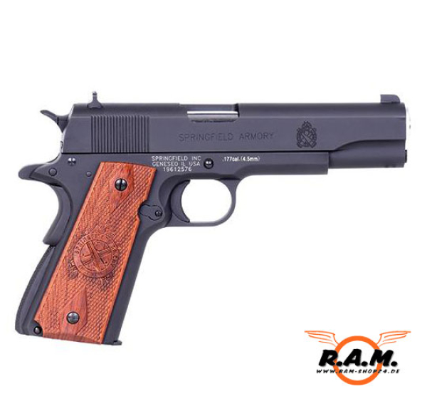 Springfield 1911 Mil-Spec cal. 4.5mm BB (.177), schwarz