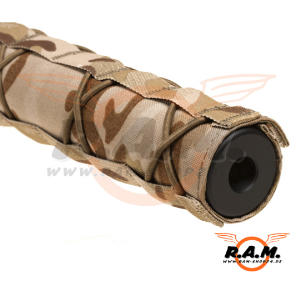 Schalldämpfercover universal bis ca 35mm Multicam Arid