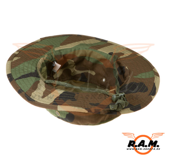 Invader Gear - Boonie Hat Woodland (L,XL - AUSLAUF)
