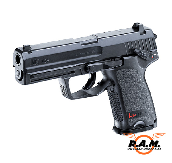 Luftpistole Heckler & Koch USP cal.4,5mm (.177) BB, schwarz