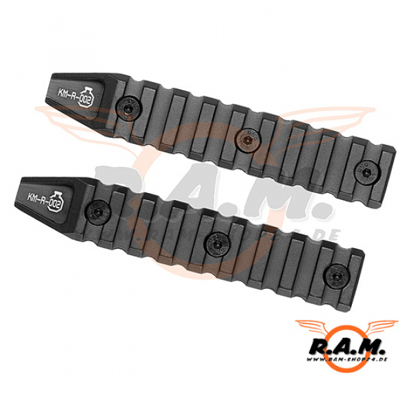 Ares Keymod 4.5" Schiene 2er Pack, schwarz