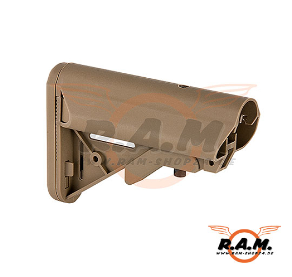 Crane Stock, tan, passend für TM4/TM4 RIS /HK416 + erweitert auch für T15, MAXTACT, 468 und MILSIG