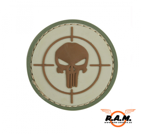 3D - Punisher Visier Patch (Coyote)