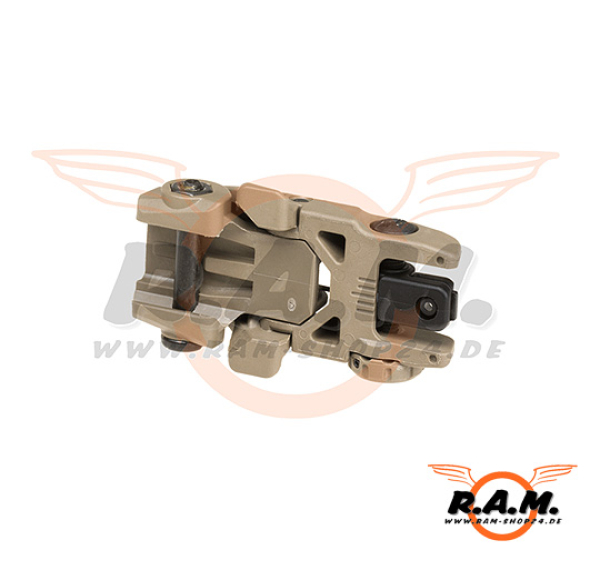 MBUS 2 Back-Up Visier FDE (hinten) original Magpul