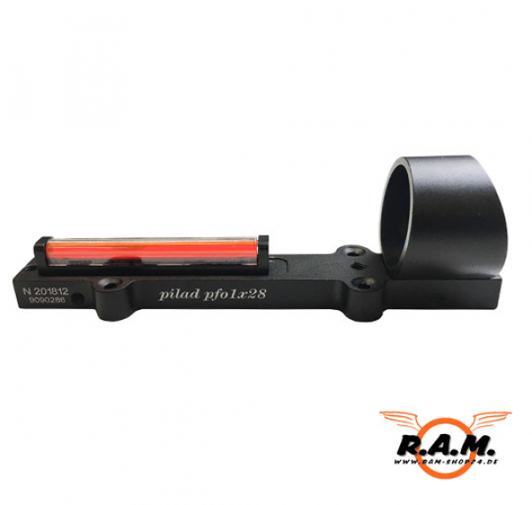 Red Dot Fiber Sight für Shotgun Rippe 5,5-10mm