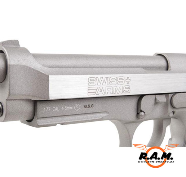 Swiss Arms SA92 Fullmetal cal. 4.5mm BB (.177), silber