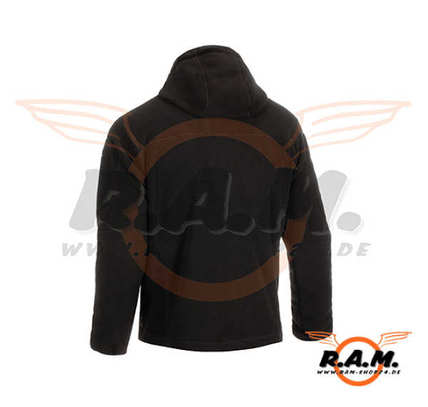 Fleece Hoodie Milvago, schwarz