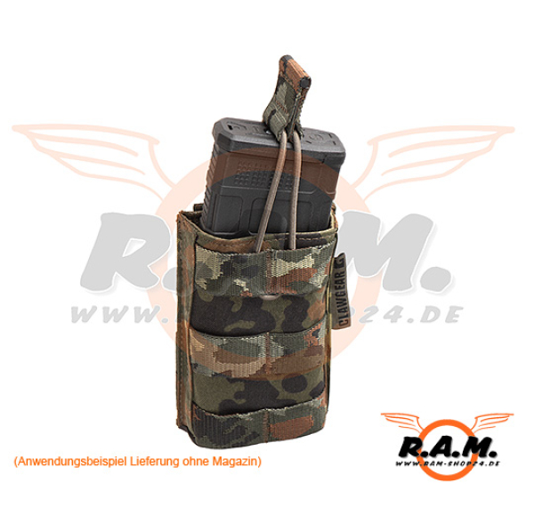 CLAWGEAR 5.56mm Open Single Mag Pouch Core, flecktarn