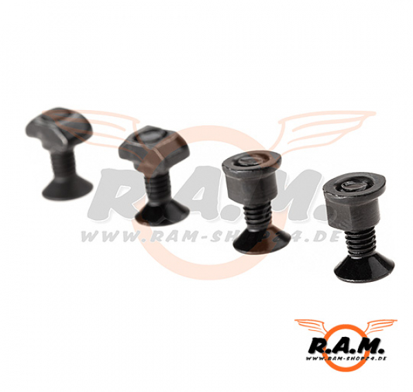 5 Slot Aluminium Schiene für Keymod und M-LOK, schwarz