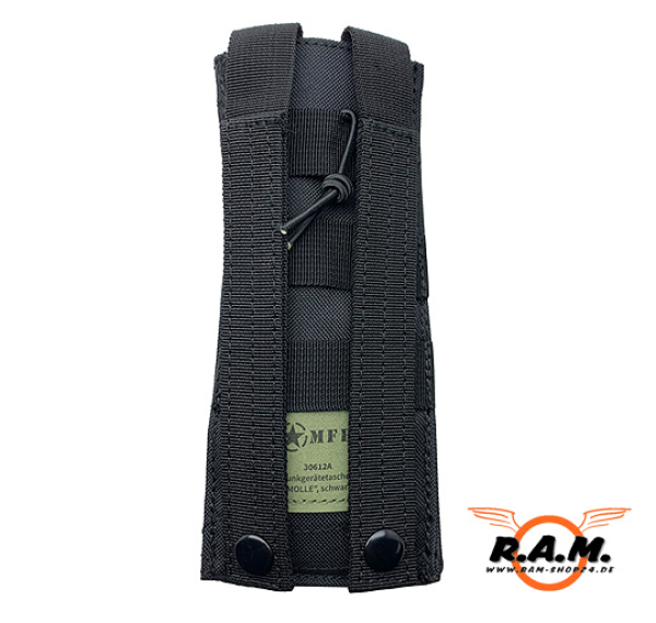 "MOLLE" Funkgerätetasche / Flaschentasche in Schwarz