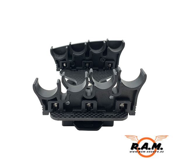 CAM870 Carbon Shotshell Caddy System für 8 Hülsen, mit Gürtelschlaufe
