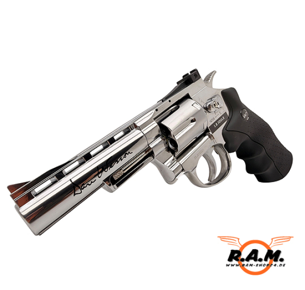 Dan Wesson 4" Silber CO2 Airsoft Revolver 6 mm BB – Vollmetall