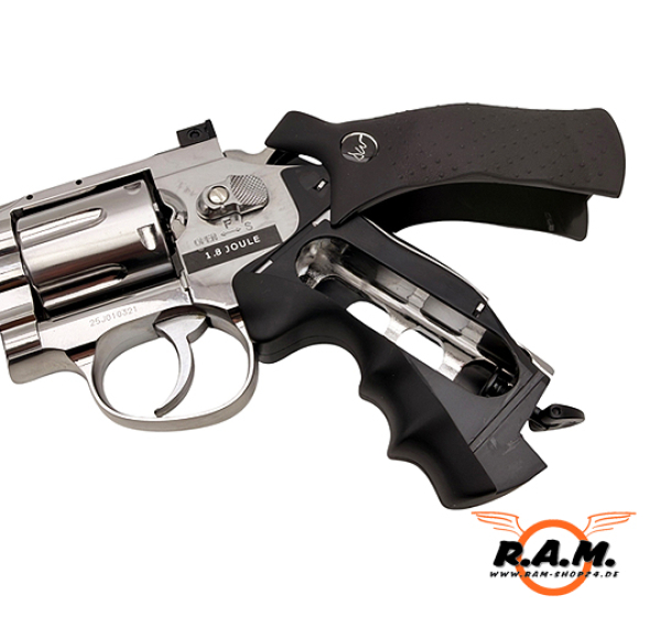 Dan Wesson 4" Silber CO2 Airsoft Revolver 6 mm BB – Vollmetall