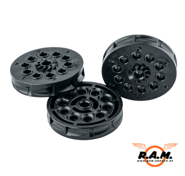 Umarex Colt Python Trommelmagazine 4,5 mm BB – 3 Stück (Kunststoff)