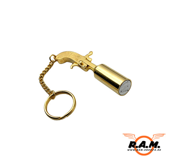 Kleinste Schreckschusspistole der Welt Berloque Set 24K Gold Dose