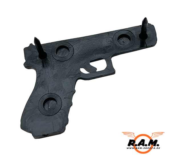 GLOCK Anstecker /Pin - Pistole aus Kunststoff