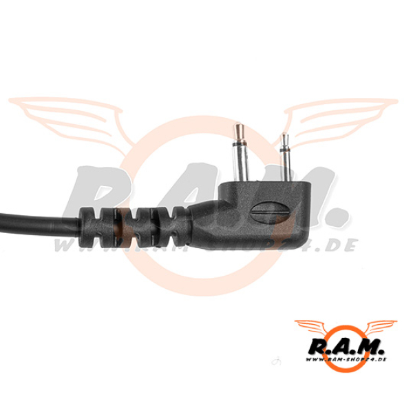 Bow-M Evo K, Tactical Military Headset mit drehbarem Mikro (L/R)