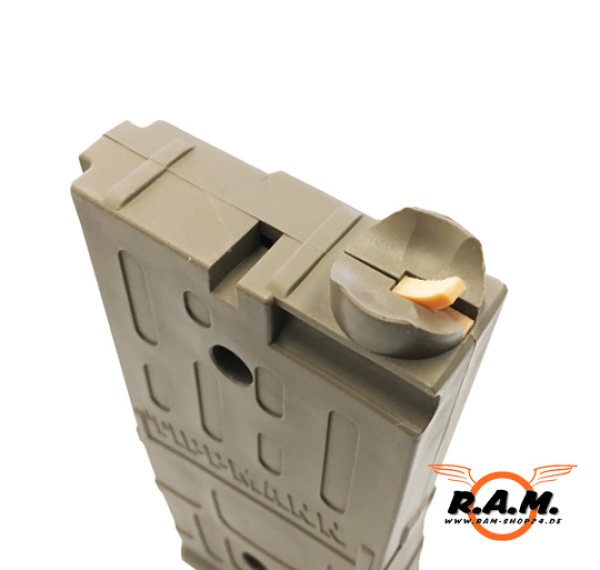 Tippmann TMC Cal. 0.68 Dummy Magazin, tan