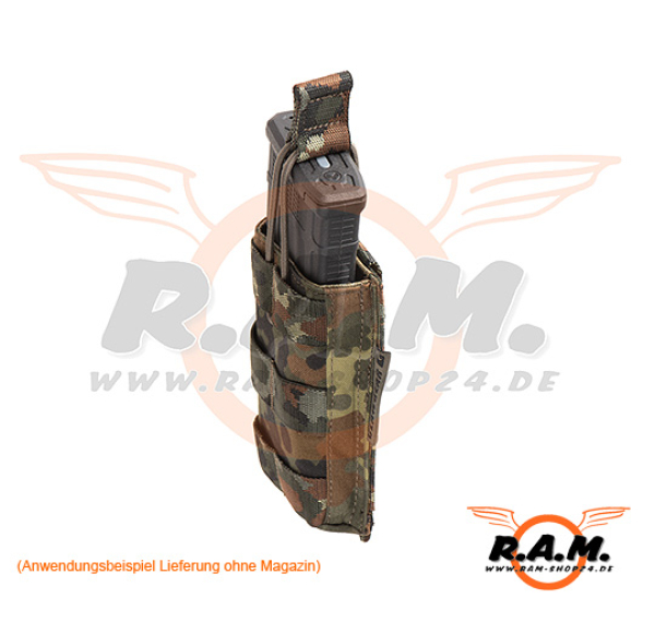 CLAWGEAR 5.56mm Open Single Mag Pouch Core, flecktarn