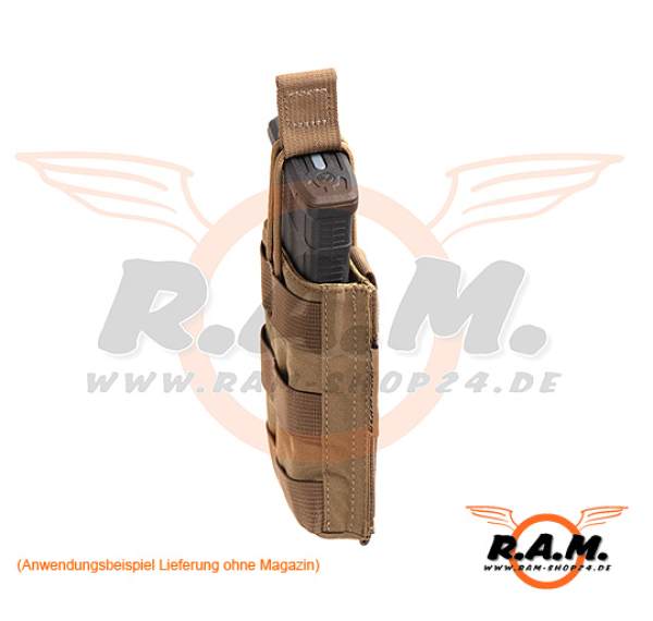 CLAWGEAR 5.56mm Open Single Mag Pouch Core, Coyote
