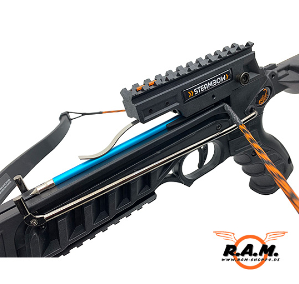 Steambow AR-6 Stinger II Survival Set inkl. 5 Pfeile und Ersatzsehne