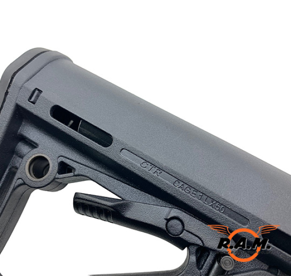 MAGPUL PTS MOE Schaft (original Magpul) inkl. R-Tube Remote Line schwarz