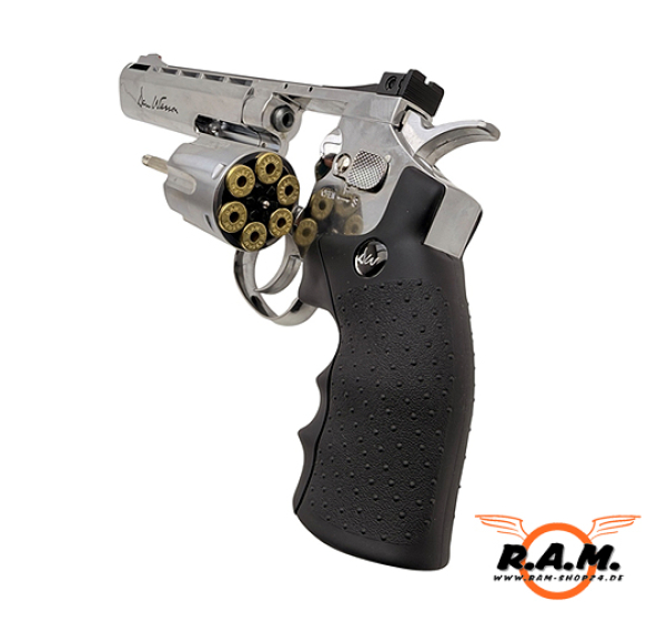 Dan Wesson 6 Zoll CO2 Revolver 4,5 mm BB Silber