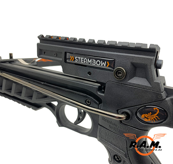 Steambow AR-6 Stinger II Survival Set inkl. 5 Pfeile und Ersatzsehne