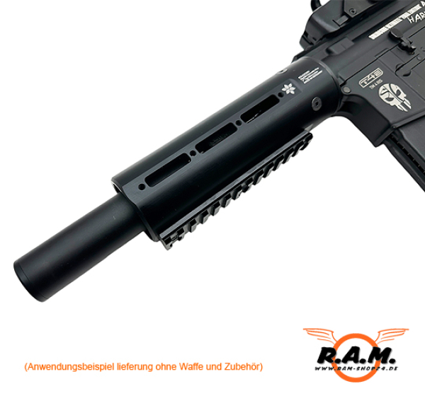 SOLIDCORE SlipON Monolith Pro 7" Minimalist RIS Handguard Vollmetall (ALU)