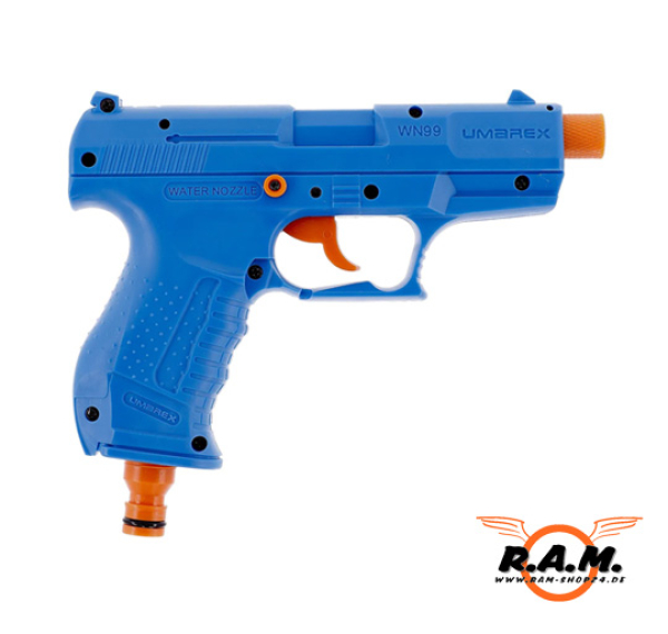 Umarex WN99 Water Nozzle - Aufsatz für Gartenschlauch im P99 Design, blau