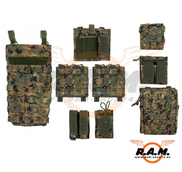 Mod Carrier Combo Digital Woodland (Invader Gear)