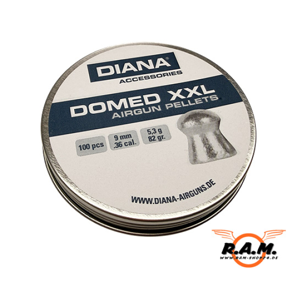 DIANA DOMED XXL Diabolos 9 mm (.35) – 100 Stk.