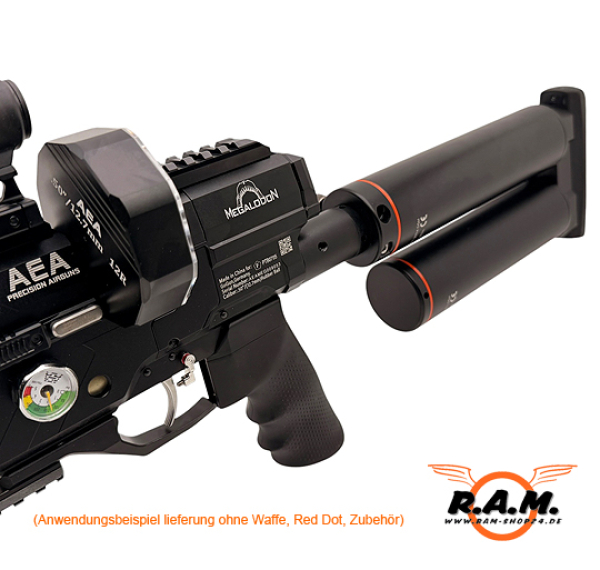 AEA Megalodon Mk2 Doppeltank mit Schulterstütze – 480 bar