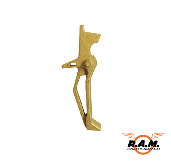 APS RAF Flat Front Trigger für M4/M16 Series Airsoft AEGs, gold
