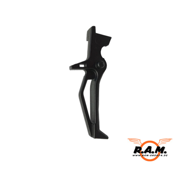 APS RAF Flat Front Trigger für M4/M16 Series Airsoft AEGs, schwarz