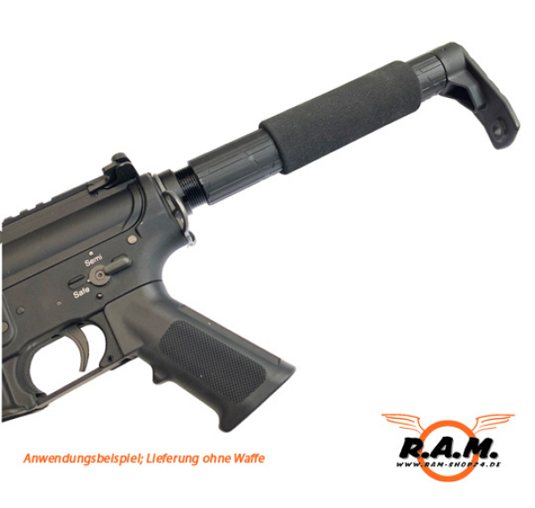 Combat Stock Tube SSR, TM4 und Clone, silber