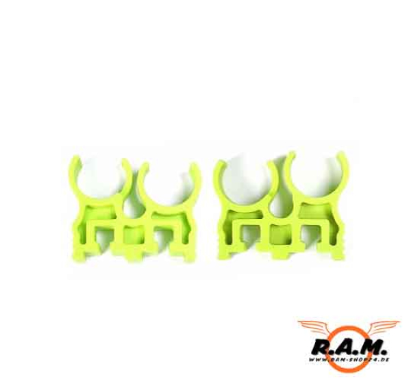 CAM870 - 2x Quad-Load Shell Clips Set for Caddy System in green, Original APS