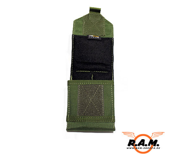 Höhenverstellbare Molle Handytasche mit Klettverschluß, oliv
