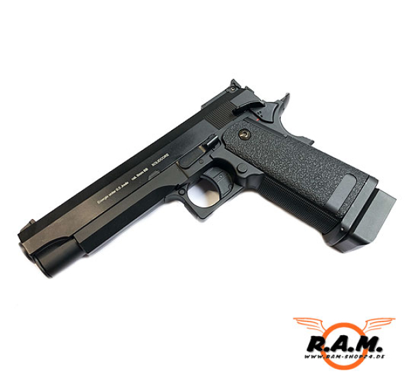 Softairpistole Cyma CM128 AEP, schwarz (0,5 J) ab 14 Jahren (M1911)