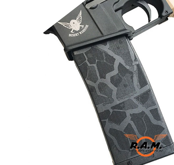 Magazin 14 Schuss TM4 / Hk416 im DESERT WARRIOR Anti Slip Design