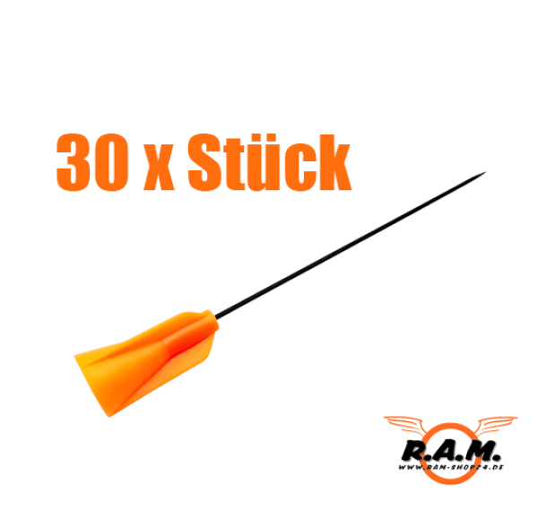 Gogun Darts Cal.50 / 12,70 mm – 30er Pack mit gehärteten Stahl-Nadeln für Dart Hiker