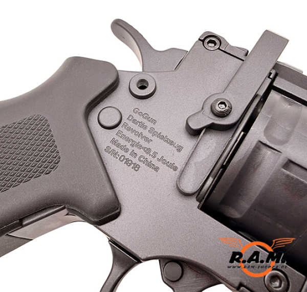 GoGun Dartie CO₂ Revolver 0,5 Joule – Standard Kit inkl. Darts & CO₂