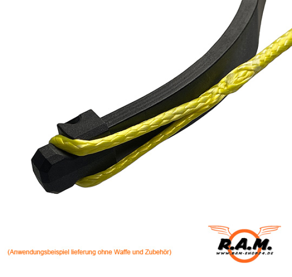 SOLIDCORE Dyneema PRO Tuning Sehne gelb, handgemacht für STEAMBOW AR6 Stinger 1 & 2