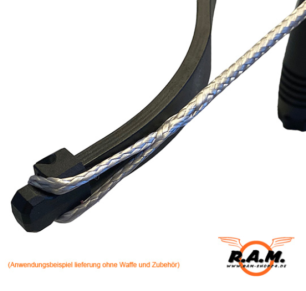 SOLIDCORE Dyneema PRO Tuning Sehne grau, handgemacht für STEAMBOW AR6 Stinger 1 & 2