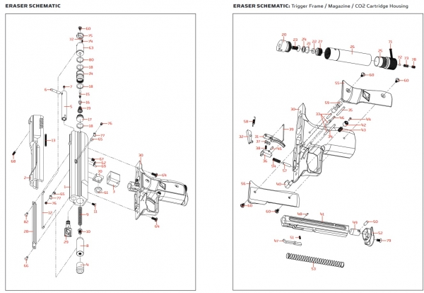 Kingman Eraser / Chaser Ersatzteil Nr. KTP0065 Rear Striker